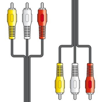 AV:link 3RCA to 3RCA Cable 3.0m 112.074UK AV:link 3RCA to 3RCA Cable 3.0m 112.074UK