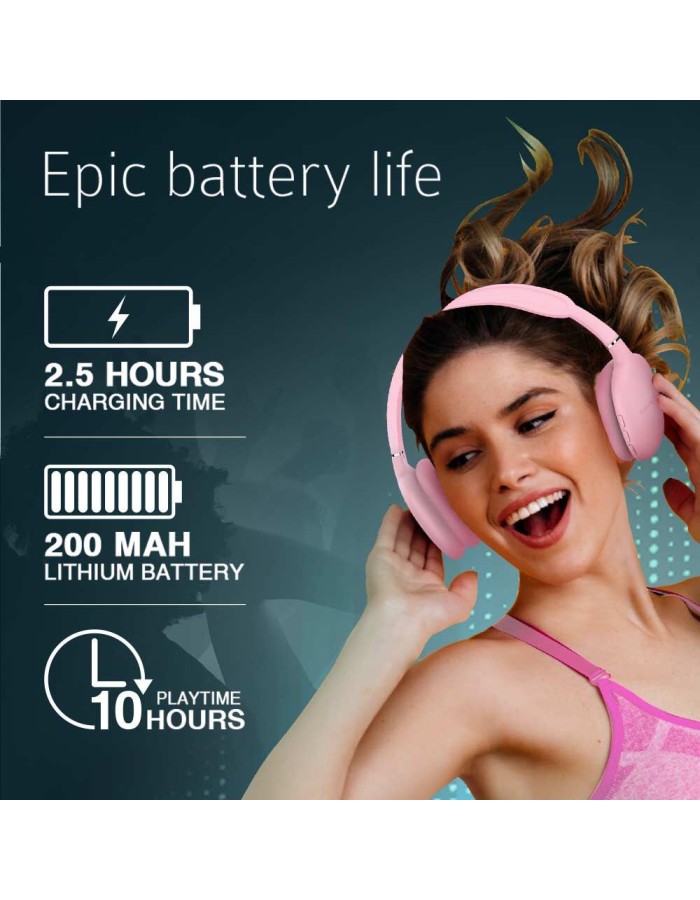 SonicGear Airphone 6 Bluetooth Headphones Pink SonicGear Airphone 6 Bluetooth Headphones Pink