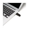 PNY Flash Drive Attache 4 USB 2.0 Stick 16GB Capless Slider Black FD16GATT4