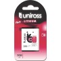 Uniross 2CR5 (DL245, EL2CR5) 6V Lithium Battery (single)