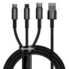 Baseus CAMLTWJ-01 Tungsten Gold 3in1 Micro/Light/TypeC Baseus CAMLTWJ-01 Tungsten Gold 3in1 Micro/Light/TypeC