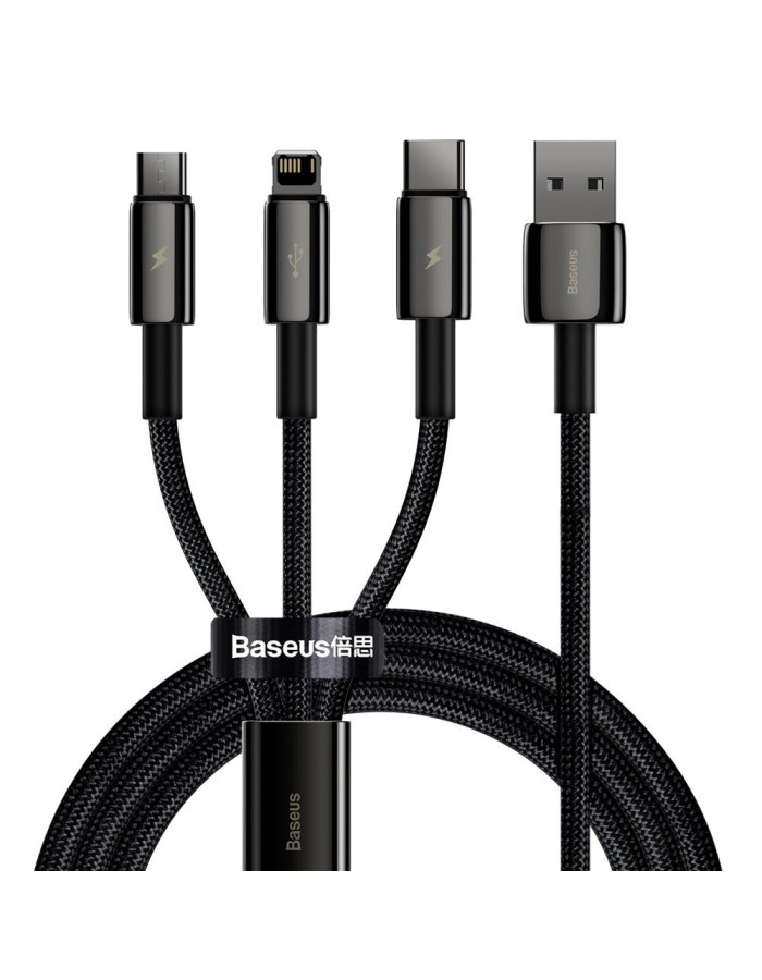 Baseus CAMLTWJ-01 Tungsten Gold 3in1 Micro/Light/TypeC Baseus CAMLTWJ-01 Tungsten Gold 3in1 Micro/Light/TypeC