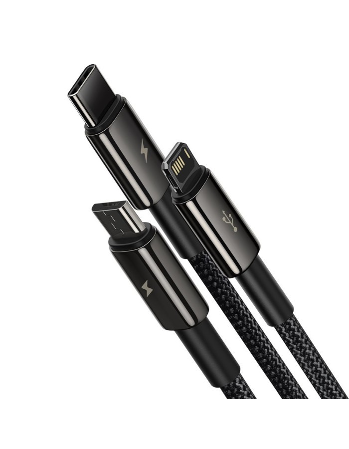 Baseus CAMLTWJ-01 Tungsten Gold 3in1 Micro/Light/TypeC Baseus CAMLTWJ-01 Tungsten Gold 3in1 Micro/Light/TypeC