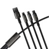 Baseus CAMLTWJ-01 Tungsten Gold 3in1 Micro/Light/TypeC Baseus CAMLTWJ-01 Tungsten Gold 3in1 Micro/Light/TypeC