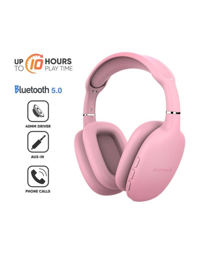 SonicGear Airphone 6 Bluetooth Headphones Pink SonicGear Airphone 6 Bluetooth Headphones Pink