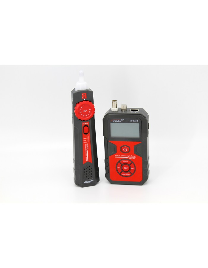 Noyafa Network Cable Tester with LCD, PoE, Cable Length, Port Flashing, Tone Tracing & Visual Fault Locator NF-858C Noyafa Network Cable Tester with LCD, PoE, Cable Length, Port Flashing, Tone Tracing & Visual Fault Locator NF-858C