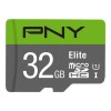 PNY Flash Memory MicroSD Card Elite with SD Adapter 32GB Class 10 UHS-I U1 PNY Flash Memory MicroSD Card Elite with SD Adapter 32GB Class 10 UHS-I U1