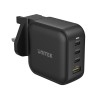 Unitek P1112ABK 100W 4in1 GaN Multiplug Charger Black Unitek P1112ABK 100W 4in1 GaN Multiplug Charger Black