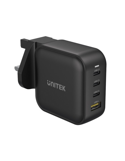 Unitek P1112ABK 100W 4in1 GaN Multiplug Charger Black Unitek P1112ABK 100W 4in1 GaN Multiplug Charger Black