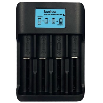 Uniross UCX007 Smart Tech Fast Charger for NiMH and Lithium Batteries