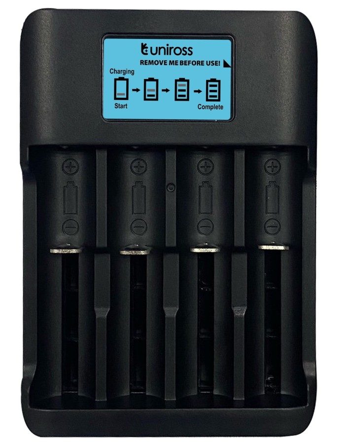 Uniross UCX007 Smart Tech Fast Charger for NiMH and Lithium Batteries