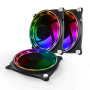 Gamemax RB300 Kit 3x ARGB Fans With Aura 3pin Male & Female Connectors