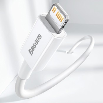Baseus Superior Series Type-C to iP PD 20W 1m Wht Baseus Superior Series Type-C to iP PD 20W 1m Wht