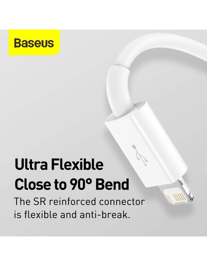 Baseus Cable Superior Series 3-in-1 1.5m White Baseus Cable Superior Series 3-in-1 1.5m White