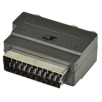 AV:Link Scart to 3RCA Adaptor with Switch 122.410UK AV:Link Scart to 3RCA Adaptor with Switch 122.410UK