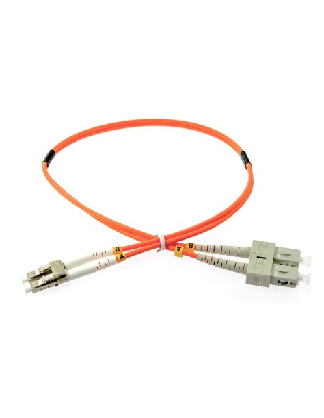 Opton Fiber Patch Cord LC/-SC MM 50/125UM Duplex OM2 1.0m