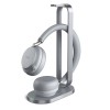 Yealink Headset Wireless Bluetooth NC with Retractablle Mic, B/T Dongle & Charging Stand BH72 Dual Teams Silver Yealink Headset Wireless Bluetooth NC with Retractablle Mic, B/T Dongle & Charging Stand BH72 Dual Teams Silver