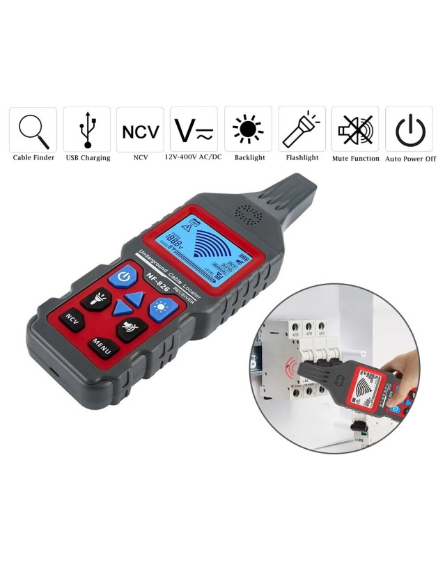 Noyafa Network Multi Tester & Tracking Device with Cable Tracing & Fault Detection NF-826