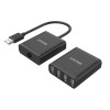 Unitek Y-2516 4 Port USB Extender Over Ethernet 60m