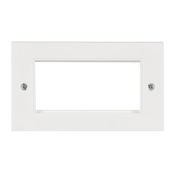 AV:Link Wall Plate Frame Double 4 Modules 122.505UK