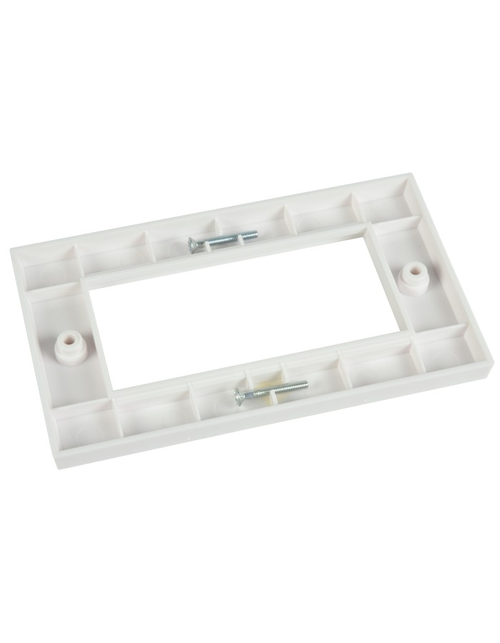 AV:Link Wall Plate Frame Double 4 Modules 122.505UK AV:Link Wall Plate Frame Double 4 Modules 122.505UK