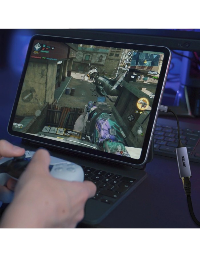 Unitek USB-C to Gigabit LAN and PD100W Port U1323A Unitek USB-C to Gigabit LAN and PD100W Port U1323A