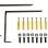 Adastra RACK-IT Wall/Counter Brackets 2U pair 853.082UK