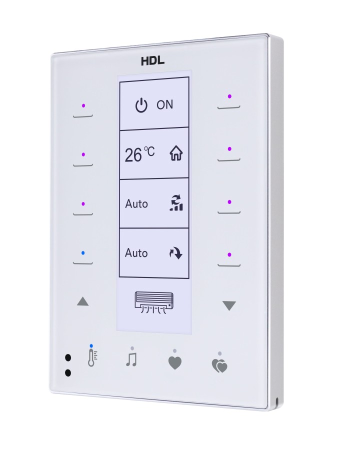HDL DLP US Touch Panel 8 Buttons White HDL DLP US Touch Panel 8 Buttons White