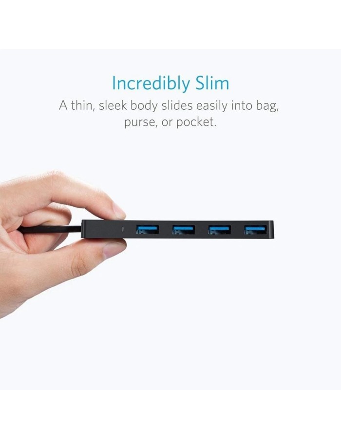 Anker USB-A Hub 3.0 Ultra Slim 4-Ports Anker USB-A Hub 3.0 Ultra Slim 4-Ports