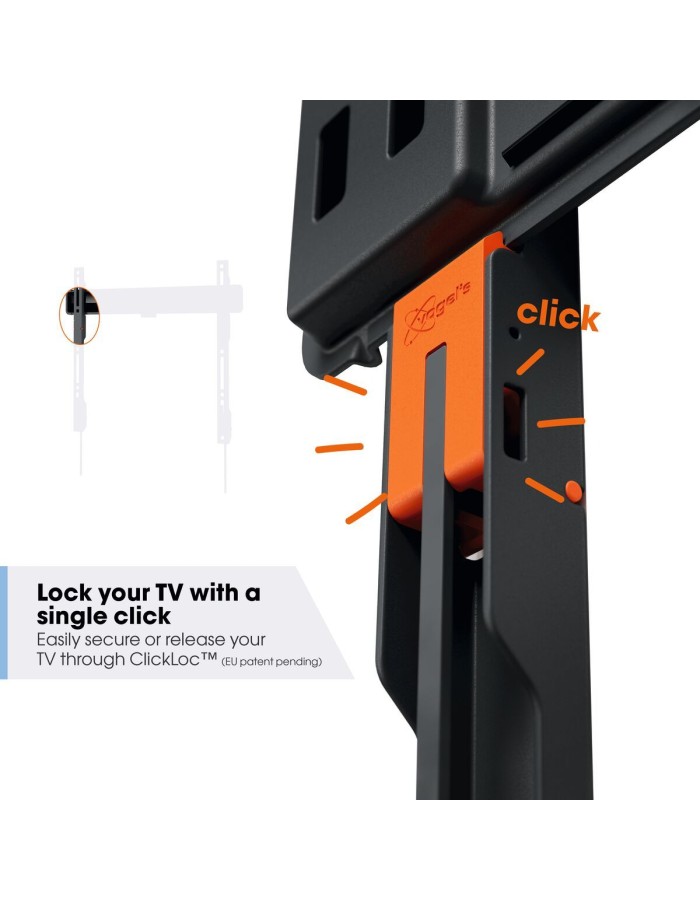 Vogels TVM3613 Tilt TV Wall Mount 40-77'' Black