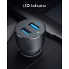 Anker PowerDrive III 2 Port 36W Alloy Car Charger Black Anker PowerDrive III 2 Port 36W Alloy Car Charger Black