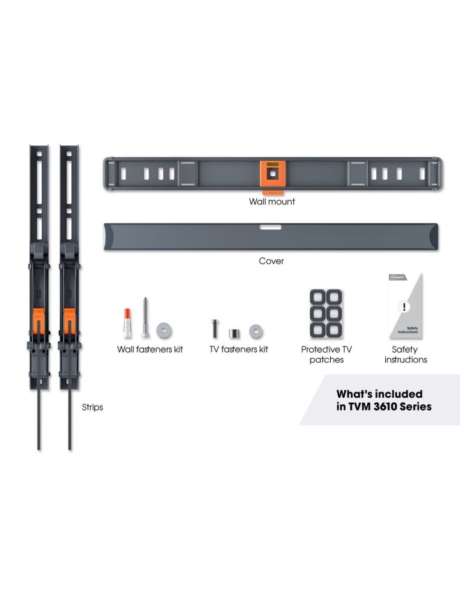 Vogels TVM3613 Tilt TV Wall Mount 40-77'' Black