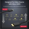 Unitek HC Micro HDMI to HDMI Cable 2.0m Y-C182 Unitek HC Micro HDMI to HDMI Cable 2.0m Y-C182