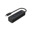 Unitek USB-C Hub 4xUSB-A with USB-C Power Port H1117B Unitek USB-C Hub 4xUSB-A with USB-C Power Port H1117B