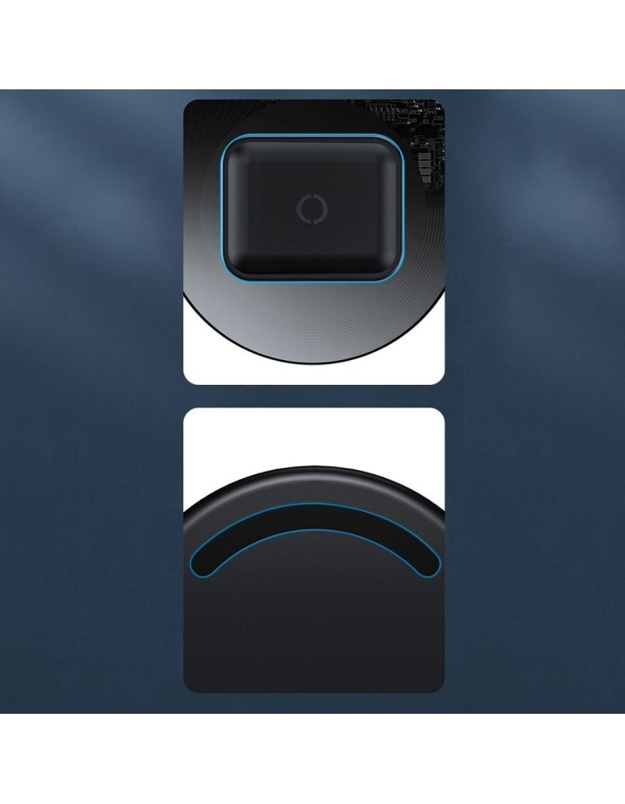 Baseus Simple 2in1 QI Wireless Charger Turbo Edition 24W Black