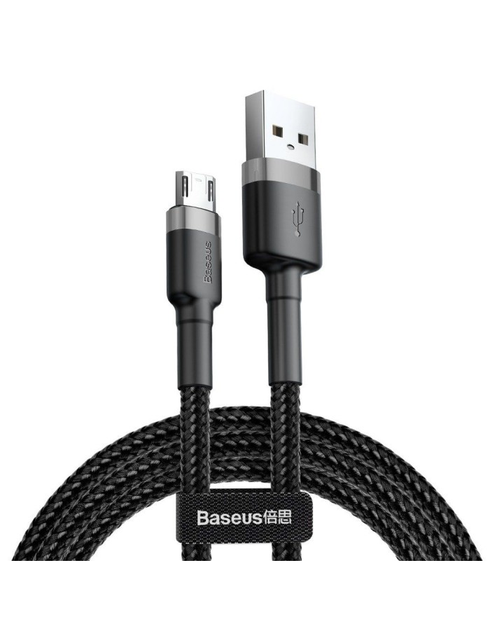 Baseus Cafule Braided MicroUSB Cable 2.4A 1.0 m Gray