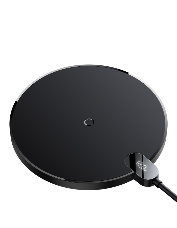 Baseus Digital LED Display Gen 2 Wireless Charger 15W Black Baseus Digital LED Display Gen 2 Wireless Charger 15W Black