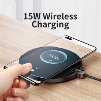 Baseus Digital LED Display Gen 2 Wireless Charger 15W Black Baseus Digital LED Display Gen 2 Wireless Charger 15W Black