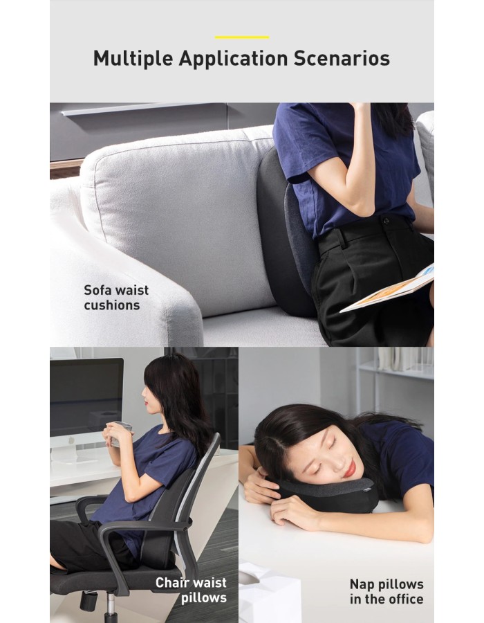 Baseus Floating Car Waist Pillow Black