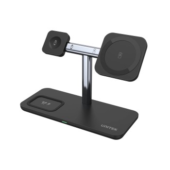 Unitek MagMighty TRI 3in1 Magnetic Wireless Charger Dividable Stand for iPhone-Watch-Airpods P1212A