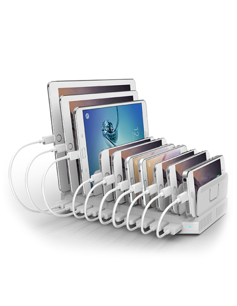 Unitek Y-2172 19.2A 96W 10Port USB Smart Charging Station Unitek Y-2172 19.2A 96W 10Port USB Smart Charging Station