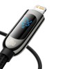Baseus Cable Lightning to USB-C Display 20W 1m Black Baseus Cable Lightning to USB-C Display 20W 1m Black