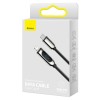 Baseus Cable Lightning to USB-C Display 20W 1m Black Baseus Cable Lightning to USB-C Display 20W 1m Black