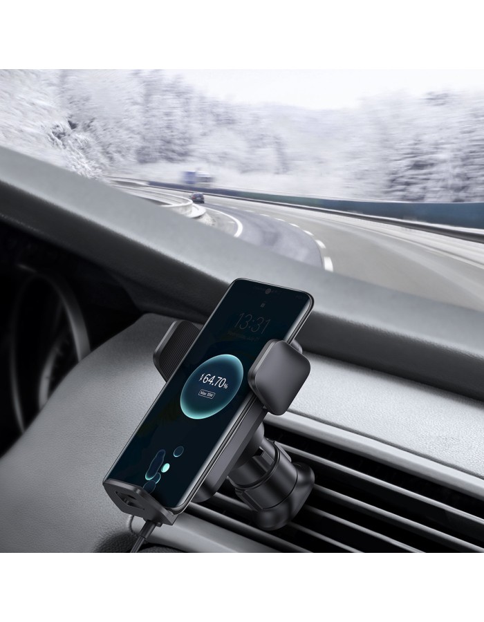 Baseus Wisdom Auto Alignment Car Mount Wireless Charger QI 15W Baseus Wisdom Auto Alignment Car Mount Wireless Charger QI 15W