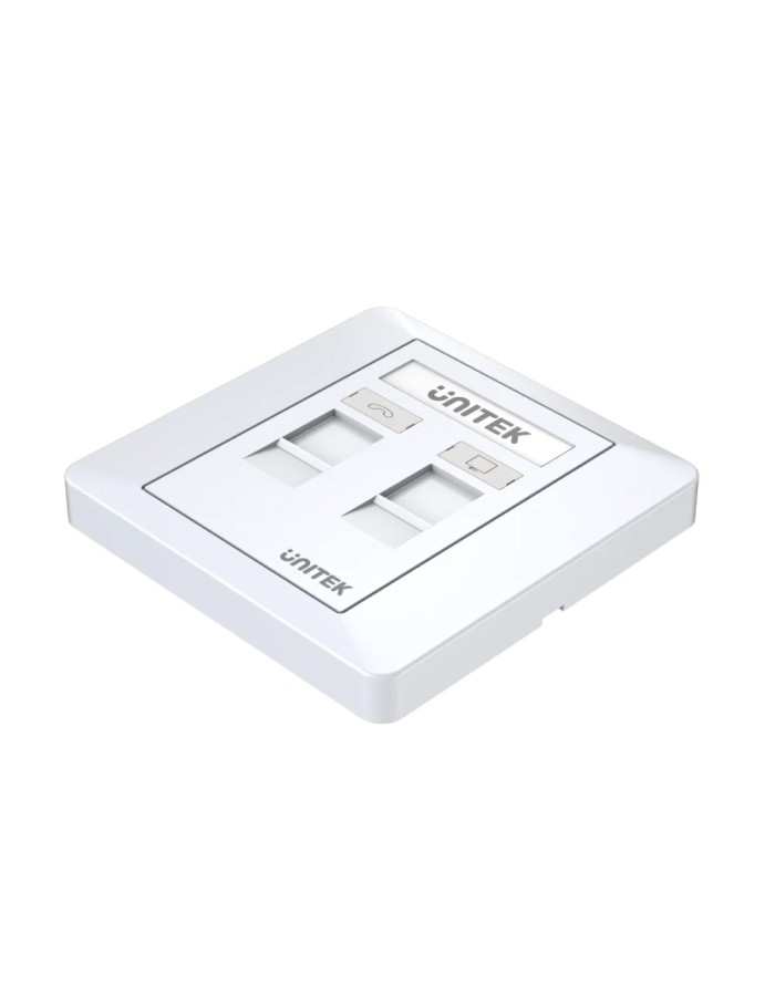 Unitek Network Dual Port Wall Plate T013A