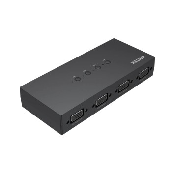 Unitek VGA KVM Switch 4In1Out w/3-Port USB2.0 Hub U-8710ABK Unitek VGA KVM Switch 4In1Out w/3-Port USB2.0 Hub U-8710ABK