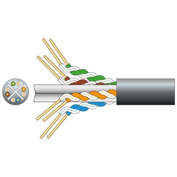 Mercury Economy CAT6 CCA Outdoor Cable 305m 808.027UK Mercury Economy CAT6 CCA Outdoor Cable 305m 808.027UK