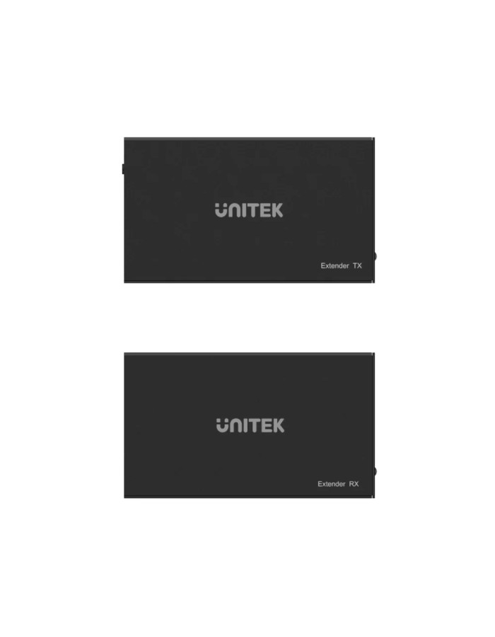 Unitek HDMI Extender Over Ethernet 60m 4K V100A