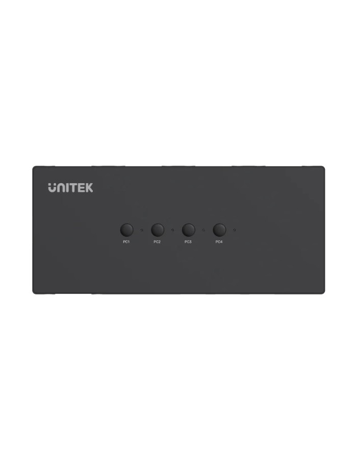 Unitek VGA KVM Switch 4In1Out w/3-Port USB2.0 Hub U-8710ABK Unitek VGA KVM Switch 4In1Out w/3-Port USB2.0 Hub U-8710ABK