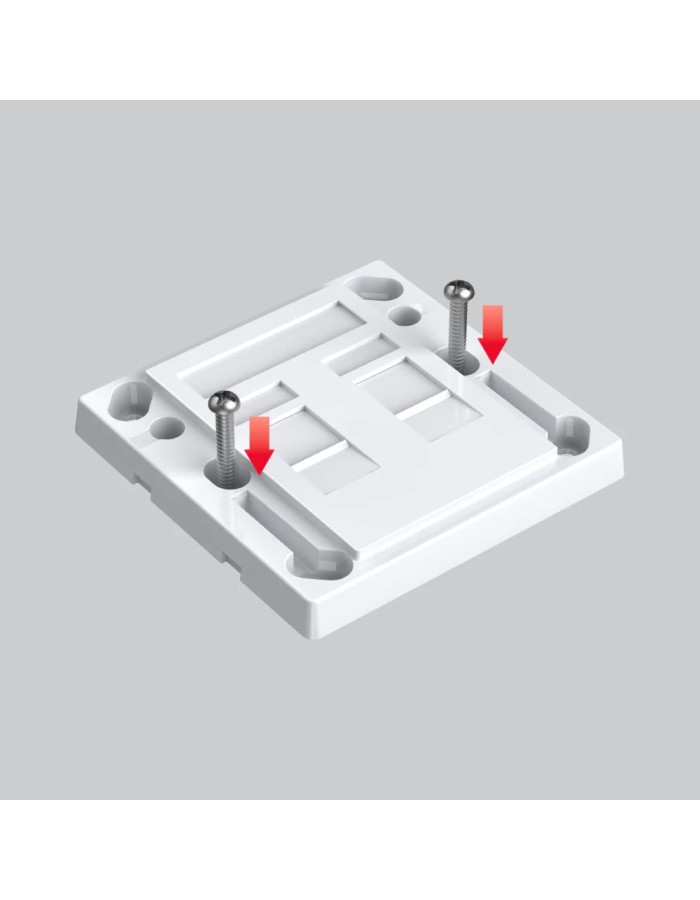 Unitek Network Dual Port Wall Plate T013A